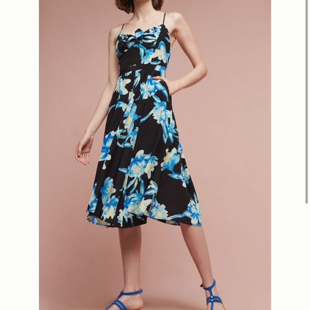 Anthropologie Yumi Kim Vita Silk Midi Dress